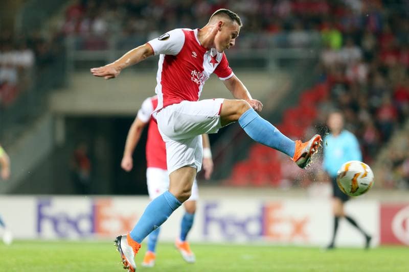 Football. UEFA Europa League. Slavia Prague - Girondins Bordeaux. 20.09.2018
