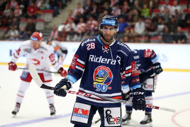 Ice Hockey. Tipsport Extraliga. Ocelari Trinec - HC Vitkovice Ridera. 07.10.2018