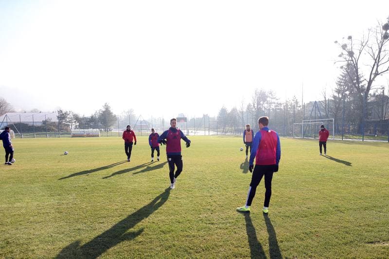 Football. Piast Gliwice. Training. 17.11.2018
