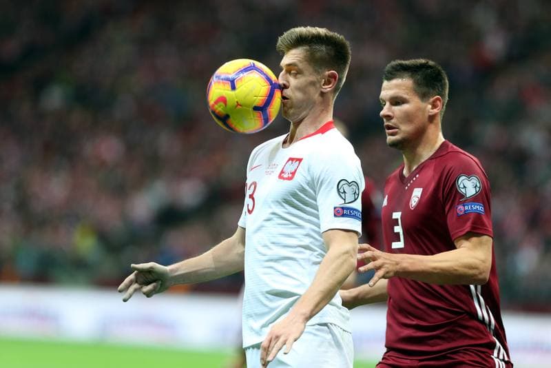 Football. Euro 2020 Qualifiers. Poland - Latvia. 24.03.2019