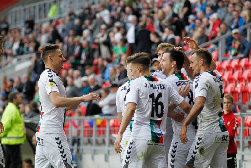 Football. Fortuna I Liga. GKS Tychy - Puszcza Niepolomice. 20.04.2019
