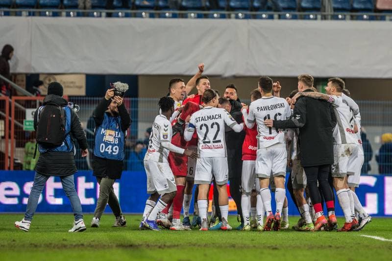 Football. Fortuna Puchar Polski. Piast Gliwice - Gornik Zabrze. 09.02.2022