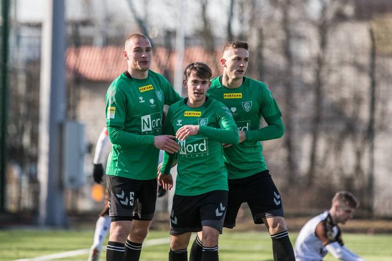 Football. Sparing. GKS Katowice - Garbarnia Krakow. 12.02.2022