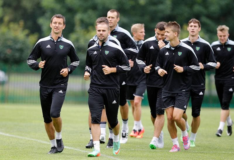 Football. GKS Katowice. Training. 14.07.2015