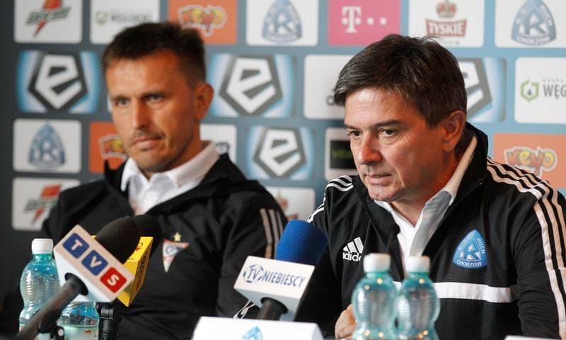 Football. Ruch Chorzow. Press Conference. 10.09.2015