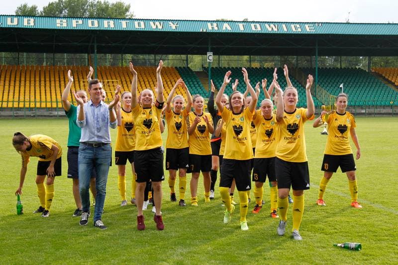 Football. Women's II Liga. GKS Katowice - Jaskolki Chorzow. 19.06.2016