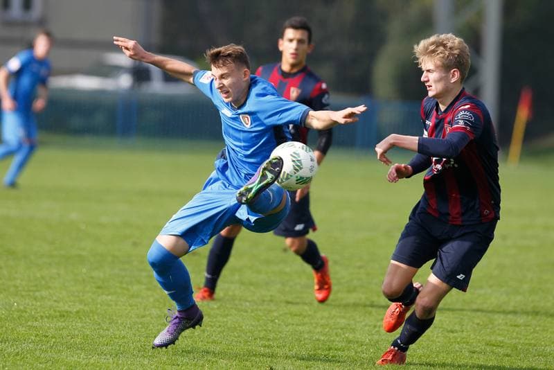 Football. Centralna Liga Juniorow. Piast Gliwice - Pogon Szczecin. 22.10.2016