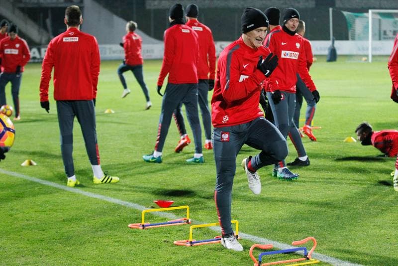Football. Poland U21. Training. 10.11.2016