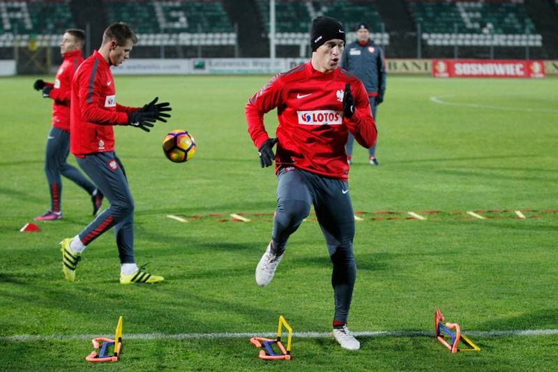 Football. Poland U21. Training. 10.11.2016