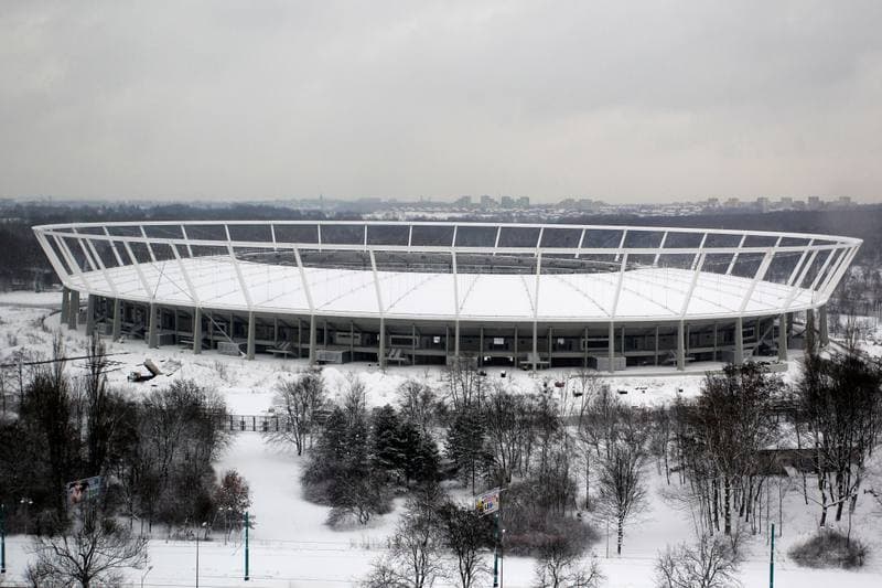 Football. Stadion Slaski. Press Conference. 04.01.2017