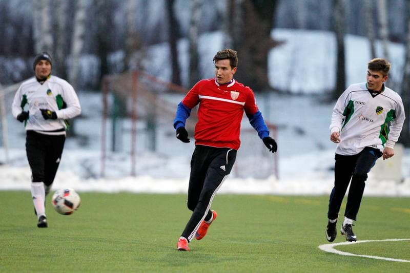 Football. Sparing. Polonia Bytom - Pniowek Pawlowice. 08.02.2017