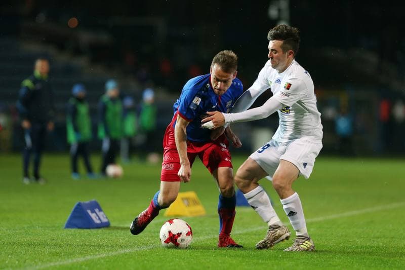 Football. Nice I Liga. Ruch Chorzow - Odra Opole. 29.10.2017