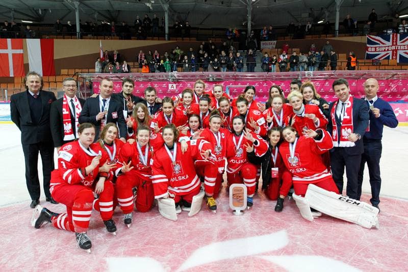 Ice Hockey. Women's U18 World Championship Division 1B. Poland - Great Britain. 12.01.2018