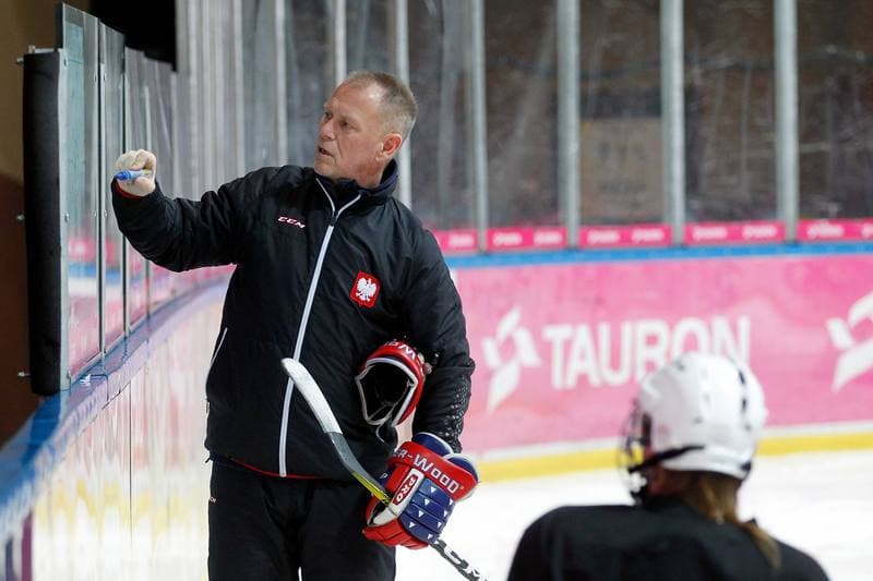 Ice Hockey. Poland national team. Training. 15.02.2018
