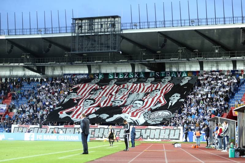 Football. HET Liga. Banik Ostrava - Viktoria Plzen. 04.04.2018