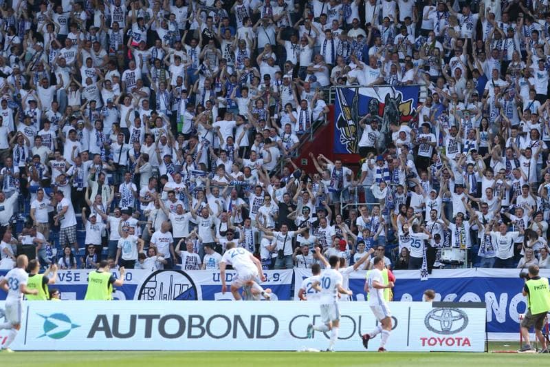 Football. HET Liga. Banik Ostrava - AC Sparta Prague. 28.04.2018