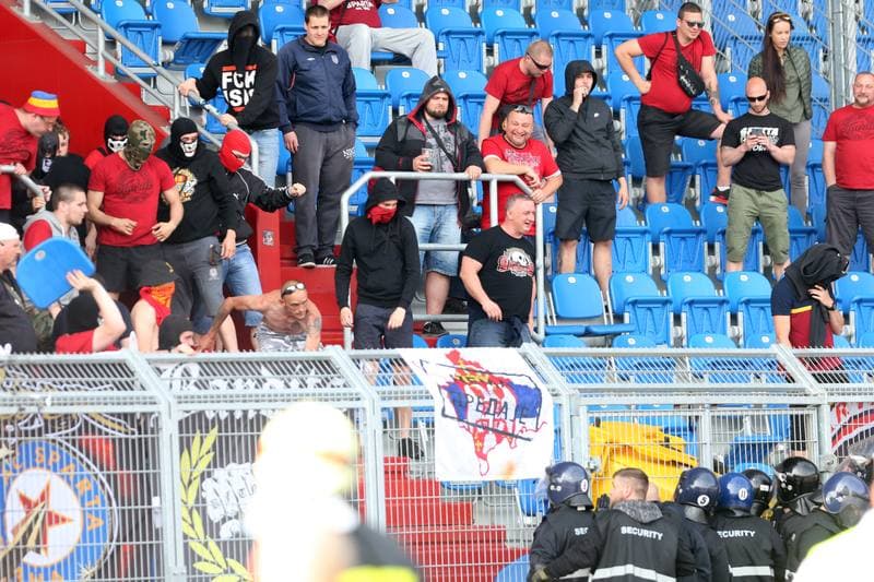 Football. HET Liga. Banik Ostrava - AC Sparta Prague. 28.04.2018