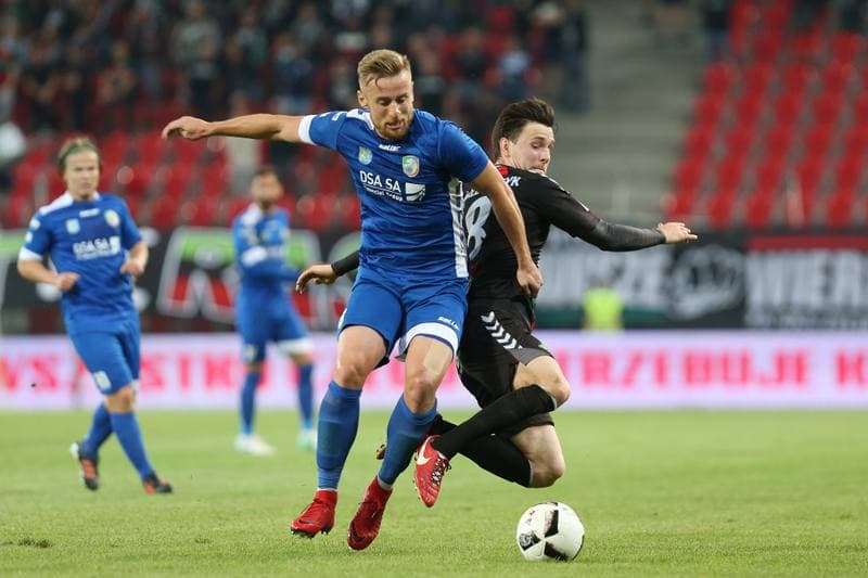 Football. Nice I Liga. GKS Tychy - Miedz Legnica. 04.05.2018