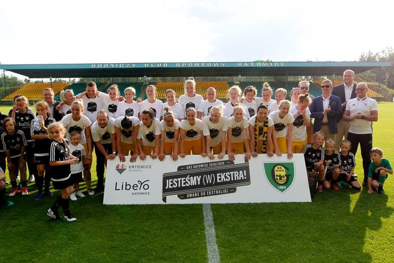 Football. Women's I Liga. GKS Katowice - Wanda Krakow. 27.05.2018
