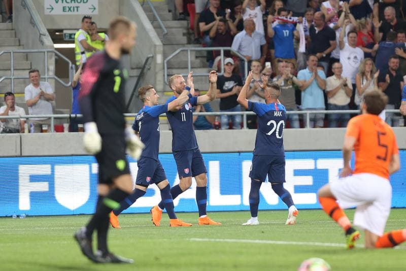Football. International Friendly. Slovakia - Netherlands. 31.05.2018