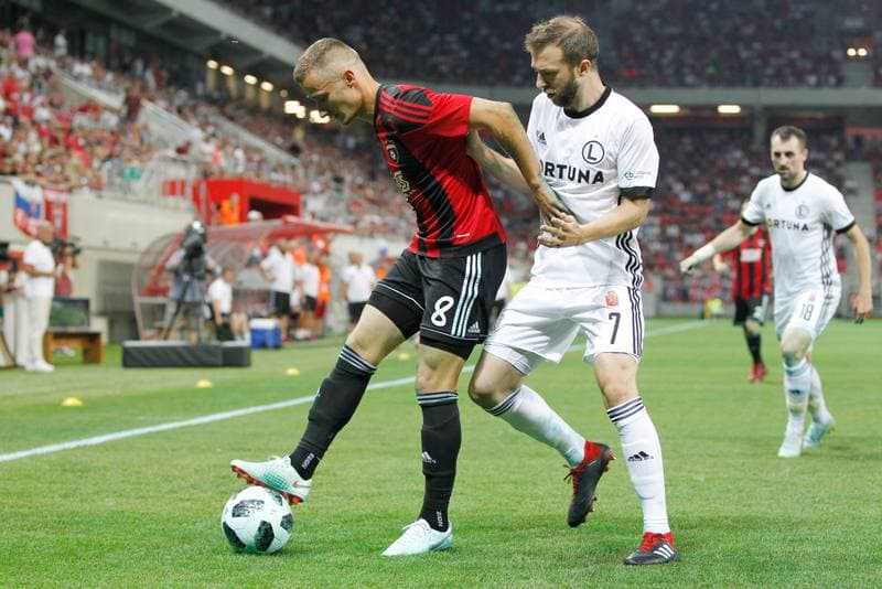 Football. UEFA Champions League. Spartak Trnava - Legia Warsaw. 31.07.2018
