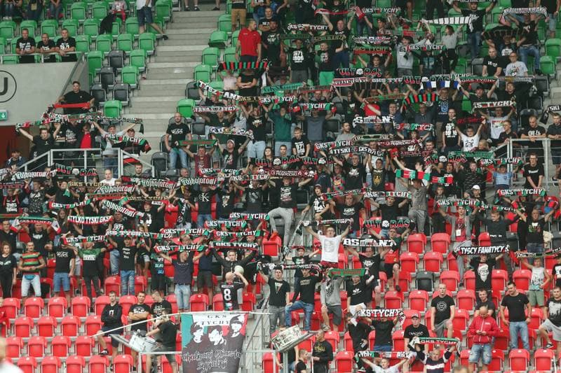Football. Fortuna I Liga. GKS Tychy - Warta Poznan. 01.09.2018