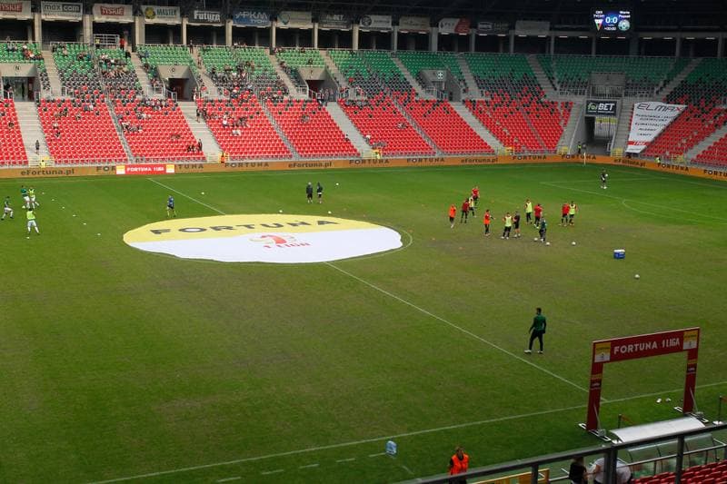 Football. Fortuna I Liga. GKS Tychy - Warta Poznan. 01.09.2018