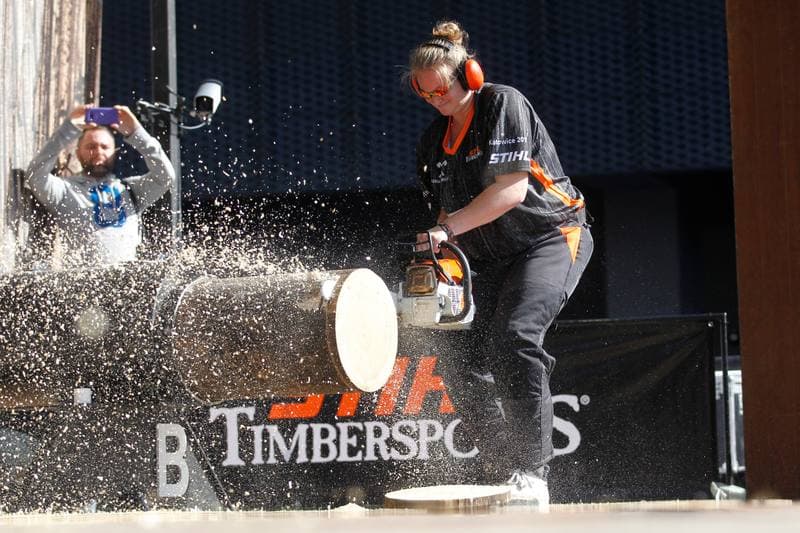 Lumberjack Championships. Stihl Timbersports. 06.10.2018