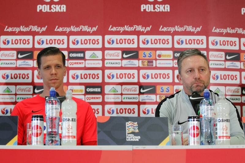 Football. Poland national team. Press Conference. 13.10.2018