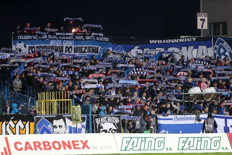 Football. II Liga. Ruch Chorzow - Widzew Lodz. 20.10.2018