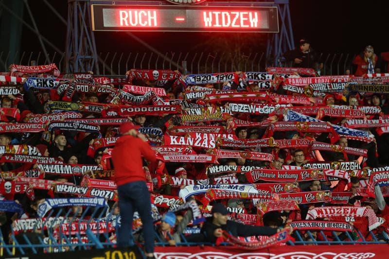 Football. II Liga. Ruch Chorzow - Widzew Lodz. 20.10.2018