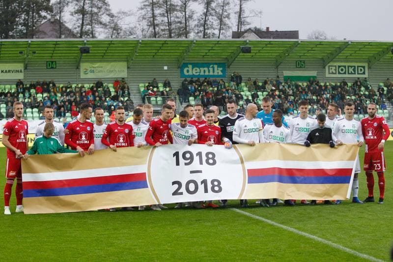 Football. Fortuna:Liga. MFK Karvina - Sigma Olomouc. 27.10.2018