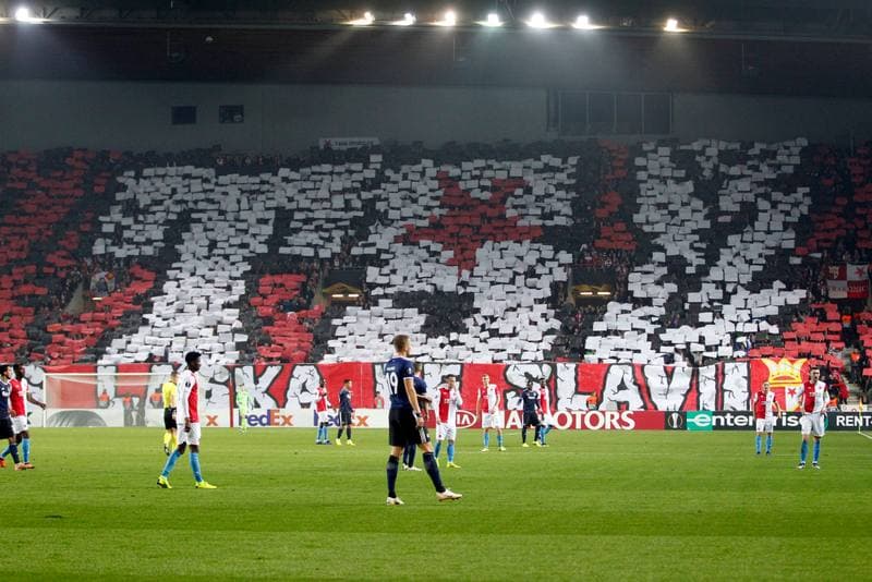 Football. UEFA Europa League. Slavia Prague - FC Copenhagen. 08.11.2018