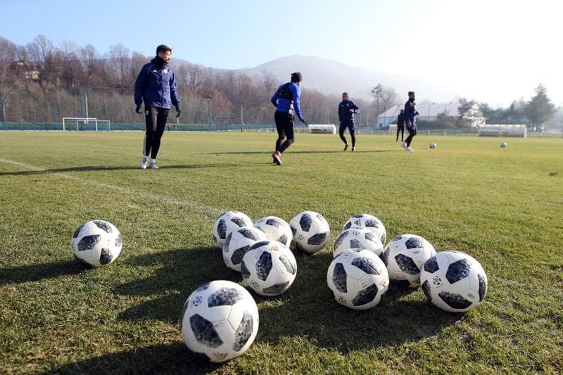 Football. Piast Gliwice. Training. 17.11.2018