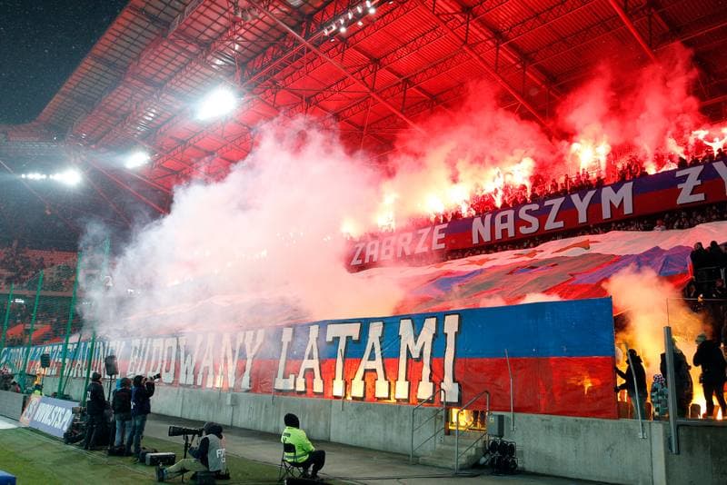Football. Lotto Ekstraklasa. Gornik Zabrze - Arka Gdynia. 15.12.2018