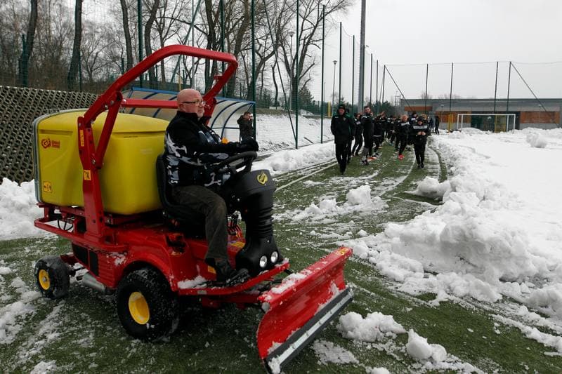 Football. GKS Katowice. Training. 14.01.2019