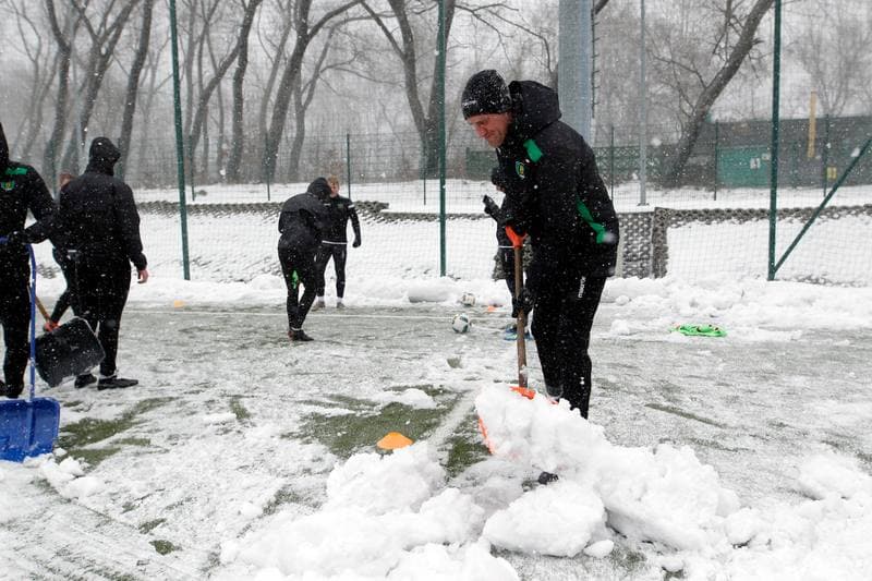 Football. GKS Katowice. Training. 14.01.2019