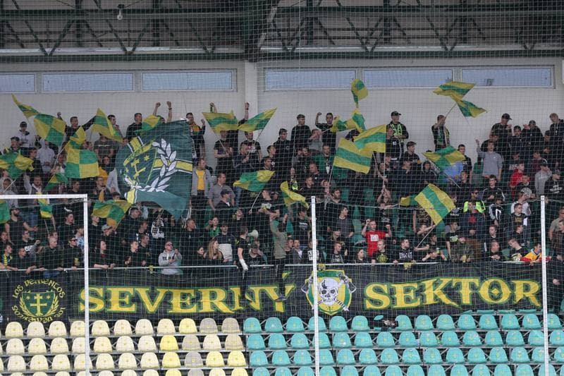 Football. Fortuna Liga. MSK Zilina - Slovan Bratislava. 14.04.2019