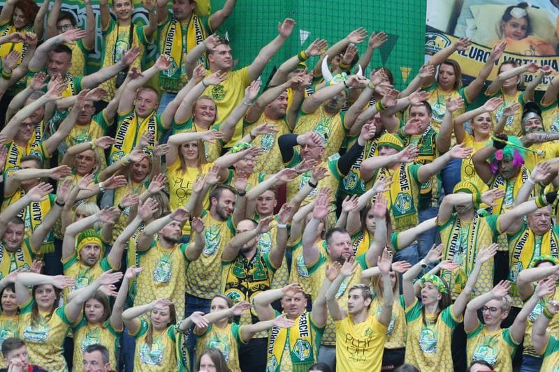 Volleyball. PlusLiga. Aluron Virtu Warta Zawiercie - ZAKSA Kedzierzyn-Kozle. 17.04.2019