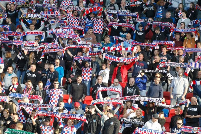 Football. Lotto Ekstraklasa. Gornik Zabrze - Arka Gdynia. 22.04.2019