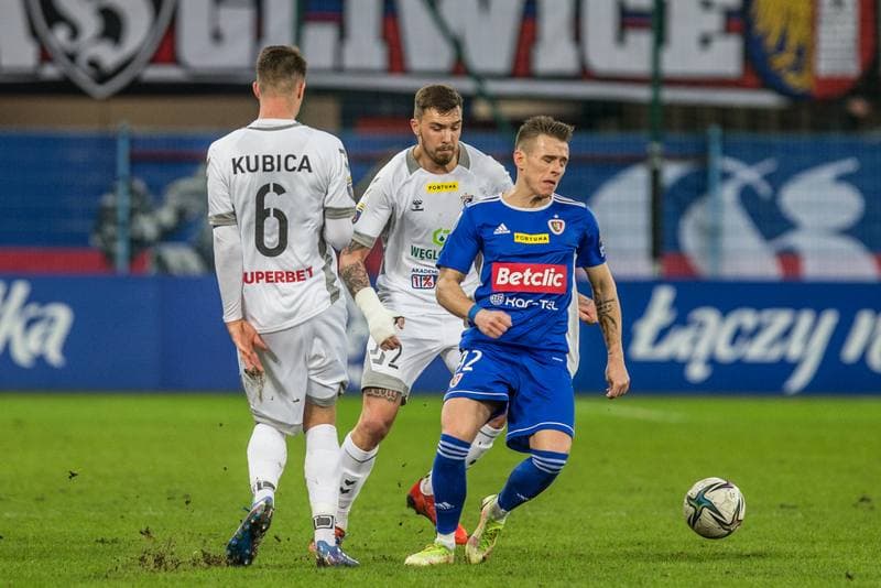 Football. Fortuna Puchar Polski. Piast Gliwice - Gornik Zabrze. 09.02.2022