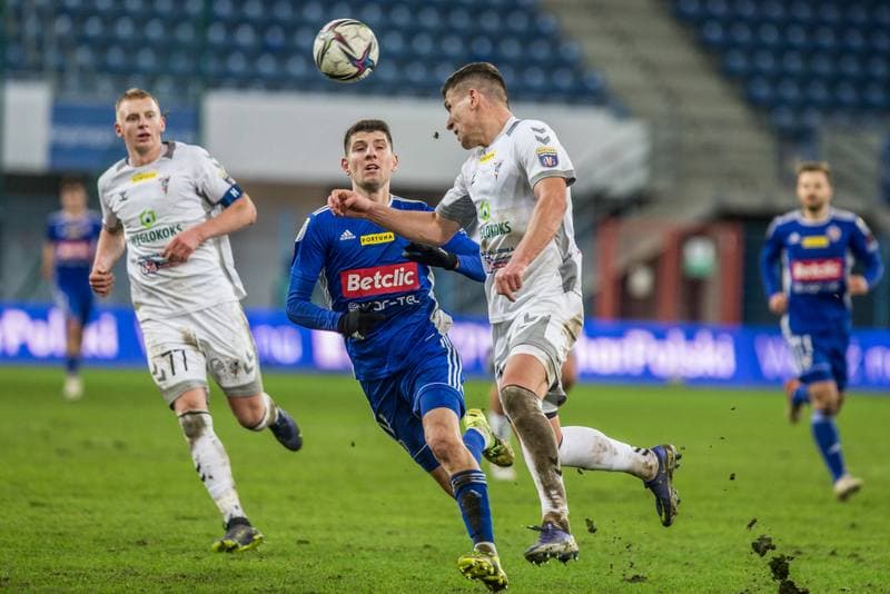 Football. Fortuna Puchar Polski. Piast Gliwice - Gornik Zabrze. 09.02.2022