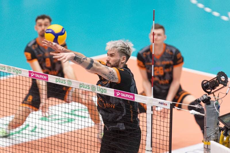 Volleyball. PlusLiga. Aluron CMC Warta Zawiercie - Jastrzebski Wegiel. 24.04.2024