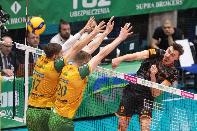 Volleyball. PlusLiga. Aluron CMC Warta Zawiercie - Jastrzebski Wegiel. 24.04.2024