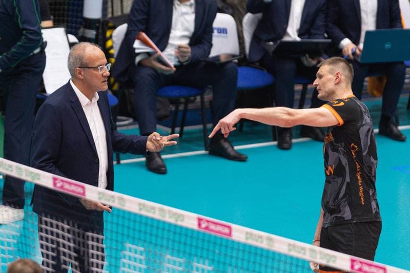 Volleyball. PlusLiga. Aluron CMC Warta Zawiercie - Jastrzebski Wegiel. 24.04.2024