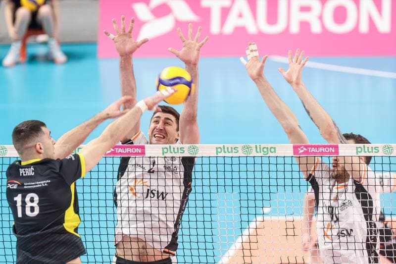 Volleyball. PlusLiga. Jastrzebski Wegiel - PGE GiEK Skra Belchatow. 09.02.2025