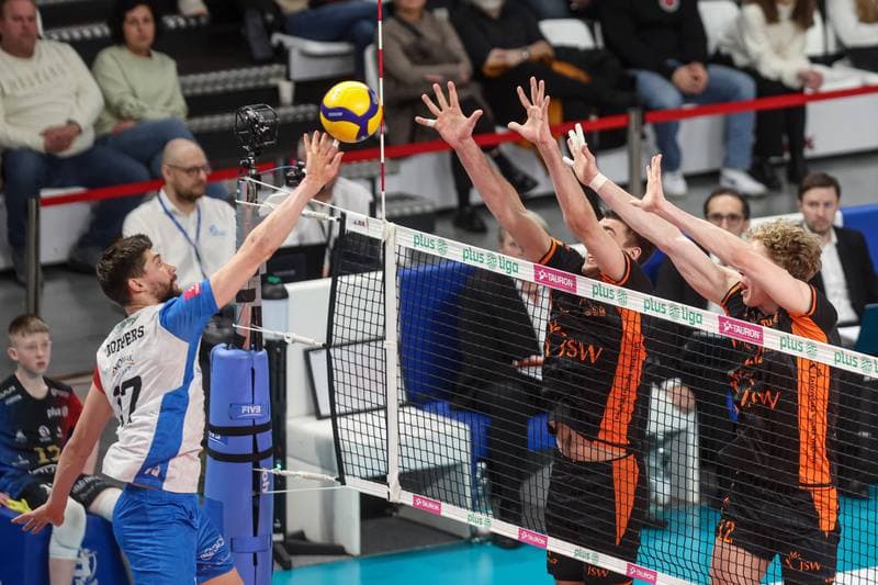 Volleyball. PlusLiga. Nowak-Mosty MKS Bedzin - JSW Jastrzebski Wegiel. 01.03.2025
