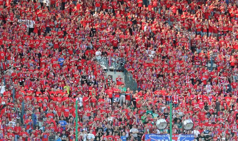 Football. T-Mobile Ekstraklasa. Wisla Krakow - Cracovia Krakow. 30.04.2012
