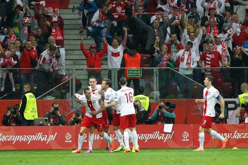 Football. UEFA European Qualifiers. Poland - Scotland. 14.10.2014