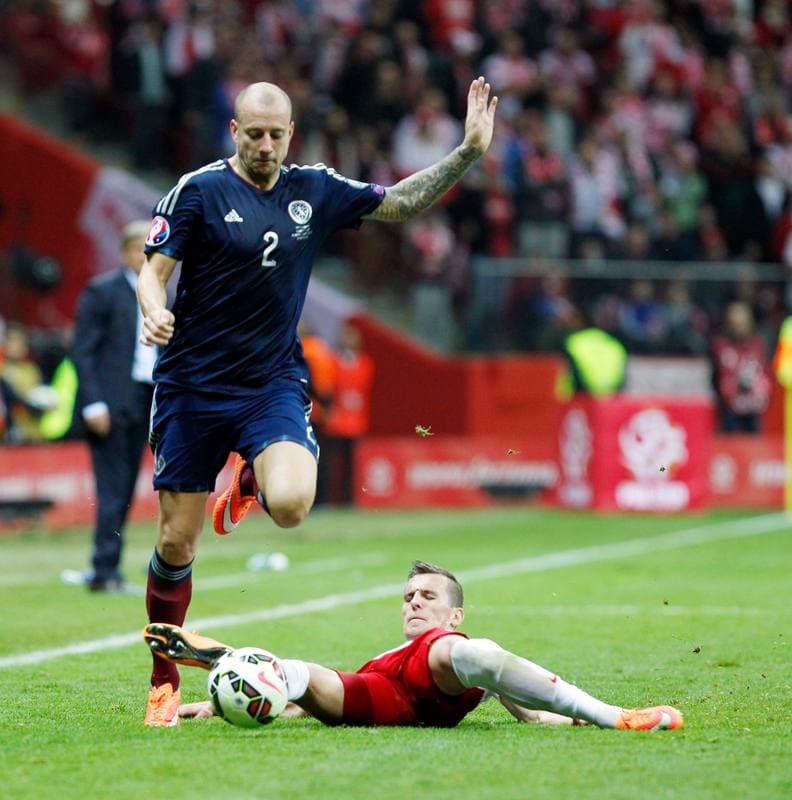 Football. UEFA European Qualifiers. Poland - Scotland. 14.10.2014